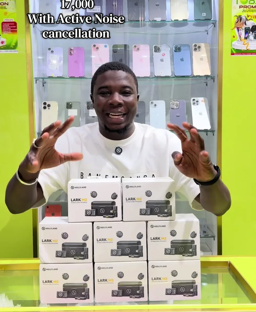 Hollyland Lark M2 product drop at Apple Gambia