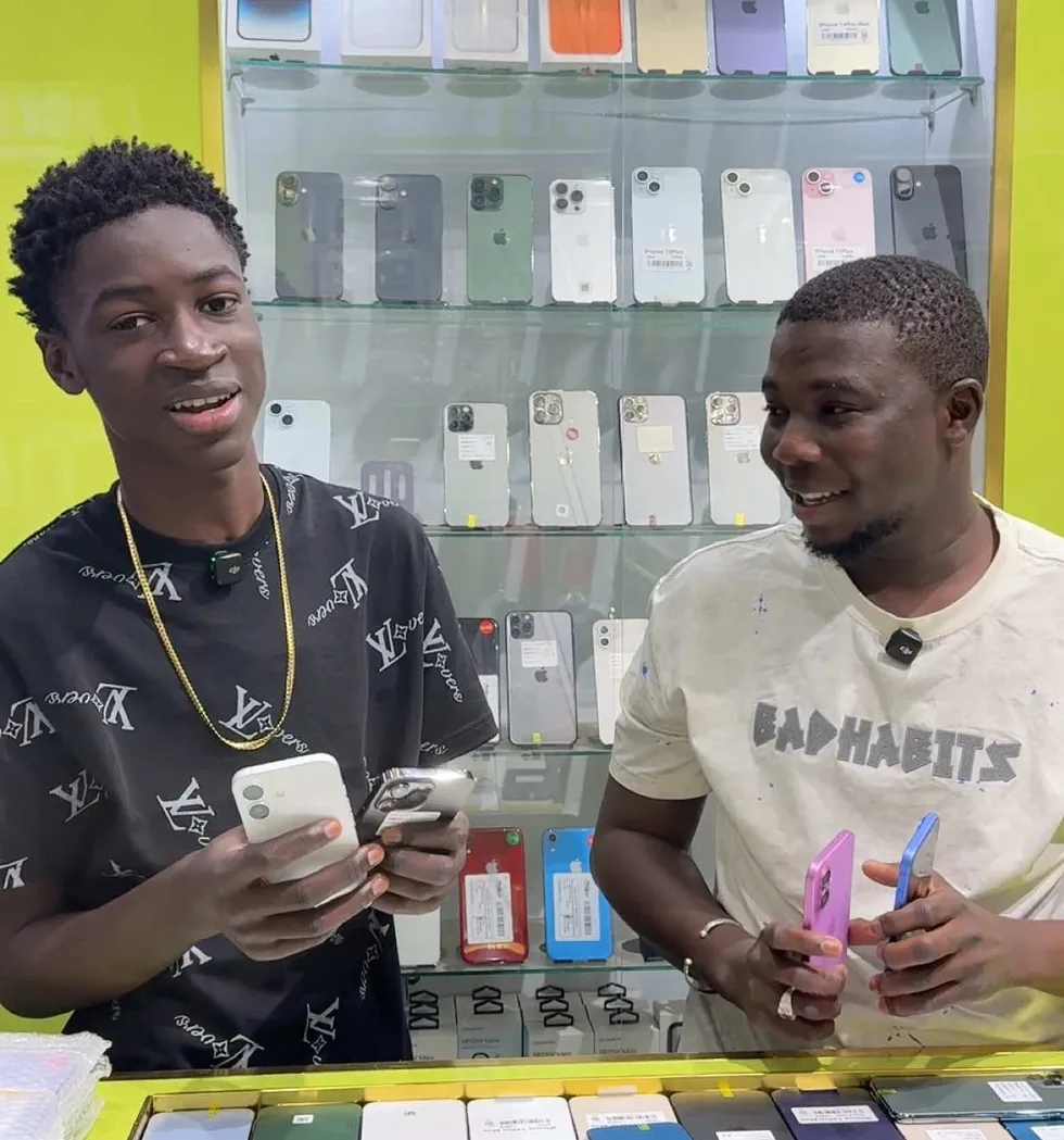 Apple Gambia store stock and team